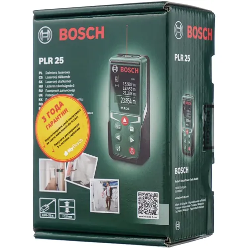 Bosch PLR 25 лазерный дальномер 0603672521