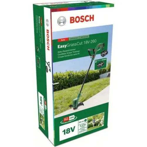 Bosch EasyGrassCut 18V-26 Set аккумуляторный триммер (1 x 2.5 Ач, ЗУ), 06008C1C03