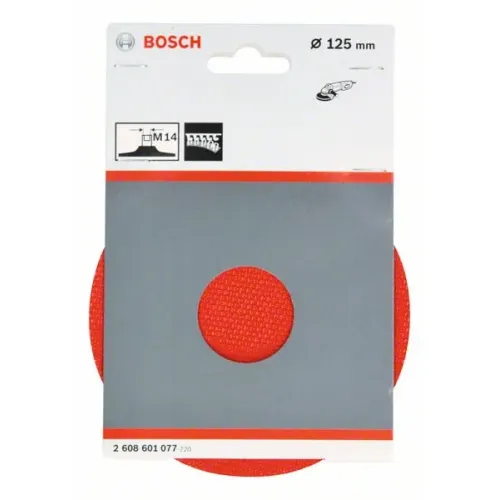 Bosch Standard опорная тарелка M14 125 мм с липучкой, 2608601077