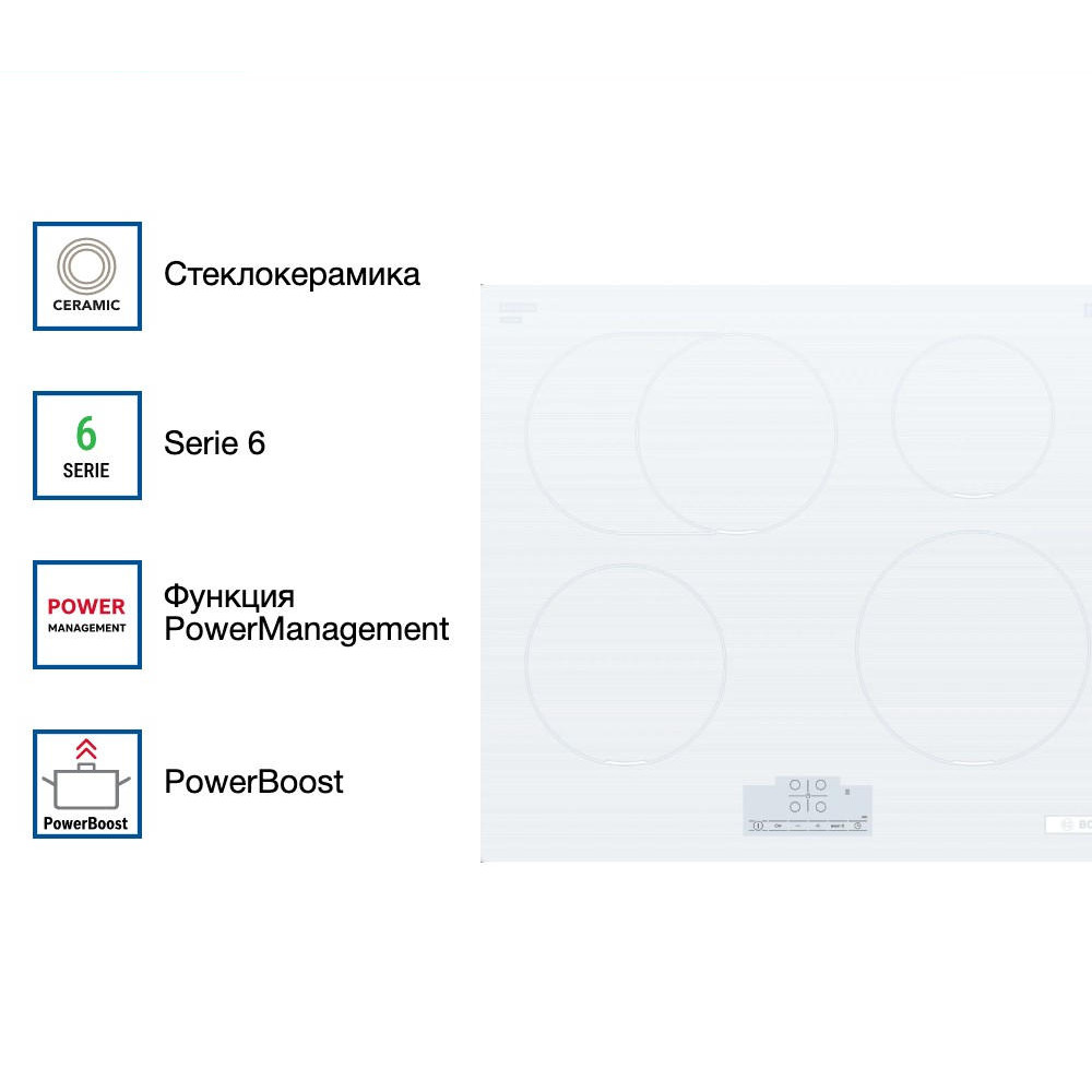 Индукционная варочная панель Bosch PIF612BB1E