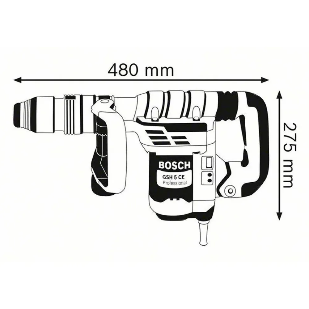 Bosch GSH 5CE Professional отбойный молоток электрический, 0611321000