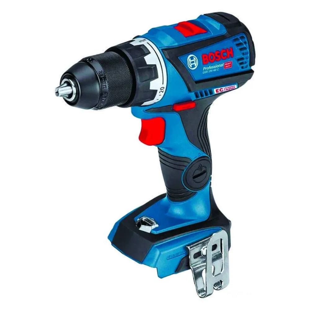 Bosch GSR 18V-60 FC Professional аккумуляторная дрель-шуруповерт (2 x 5 Ач, ЗУ) с набором насадок, 06019G7100