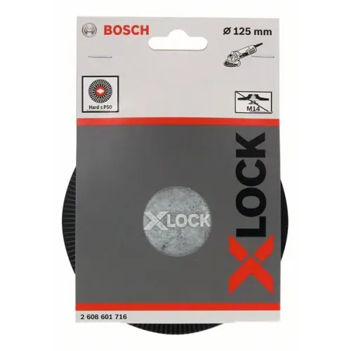 Bosch X-LOCK опорная тарелка 125 мм, твердая, 2608601716