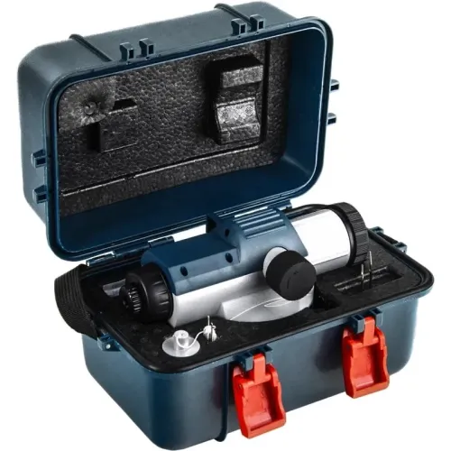 Bosch GOL 20 D Professional оптический нивелир + бленда, кейс, ключ, отвес и регулировочный штифт 0601068400