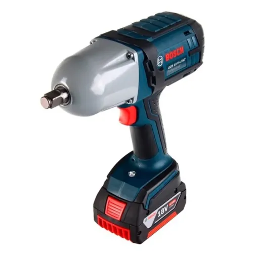Bosch GDS 18 V-LI HT Professional аккумуляторный гайковёрт (2 x 4 Ач, ЗУ), 06019B130A