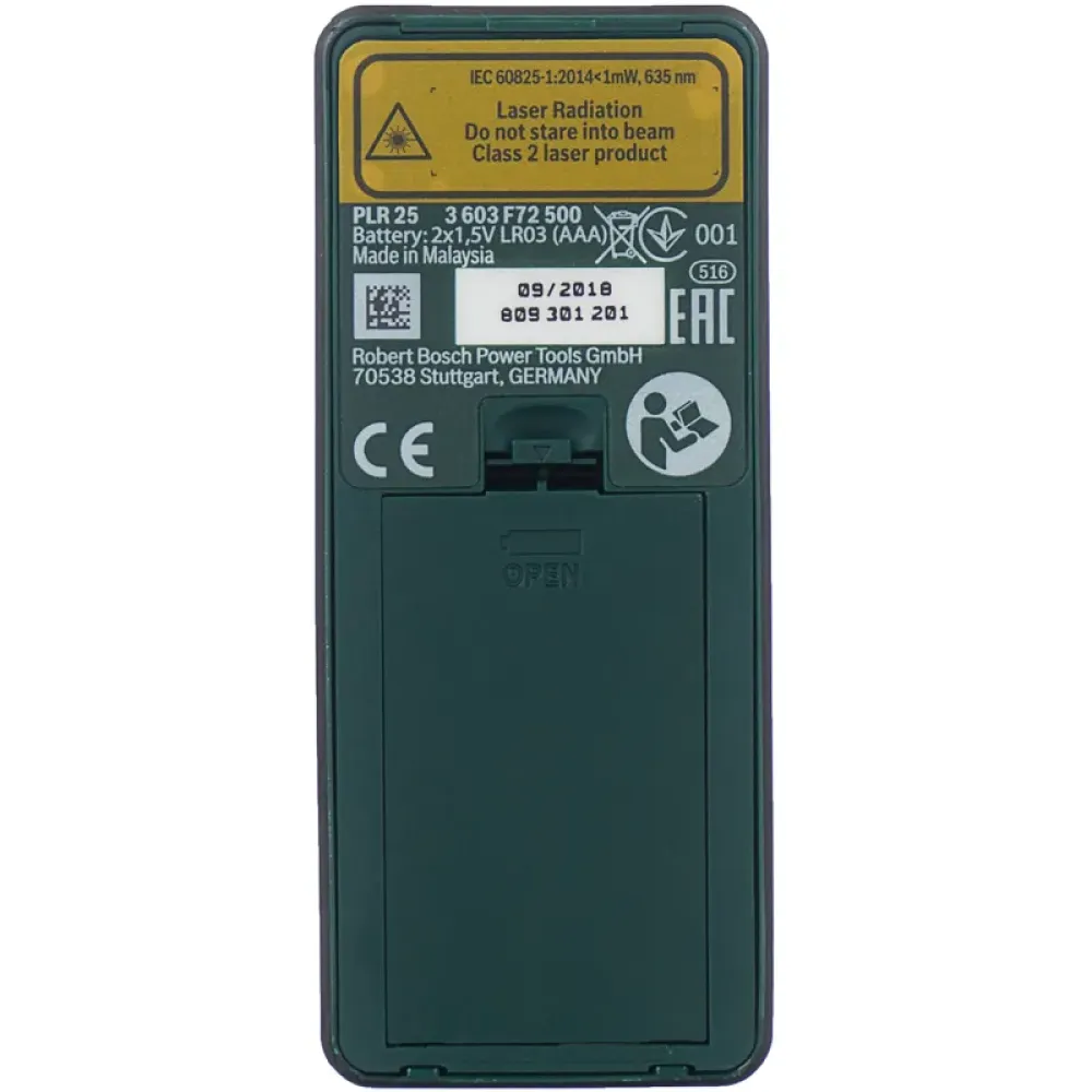 Bosch PLR 25 лазерный дальномер 0603672521