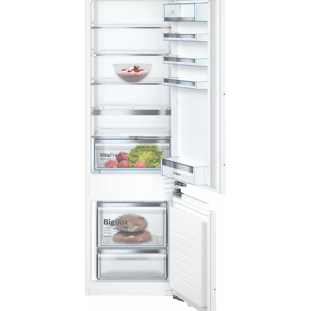 Встраиваемый двухкамерный холодильник Bosch KIS87AFE0