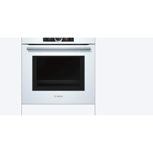 Духовой шкаф с микроволнами и паром Bosch HNG6764W6