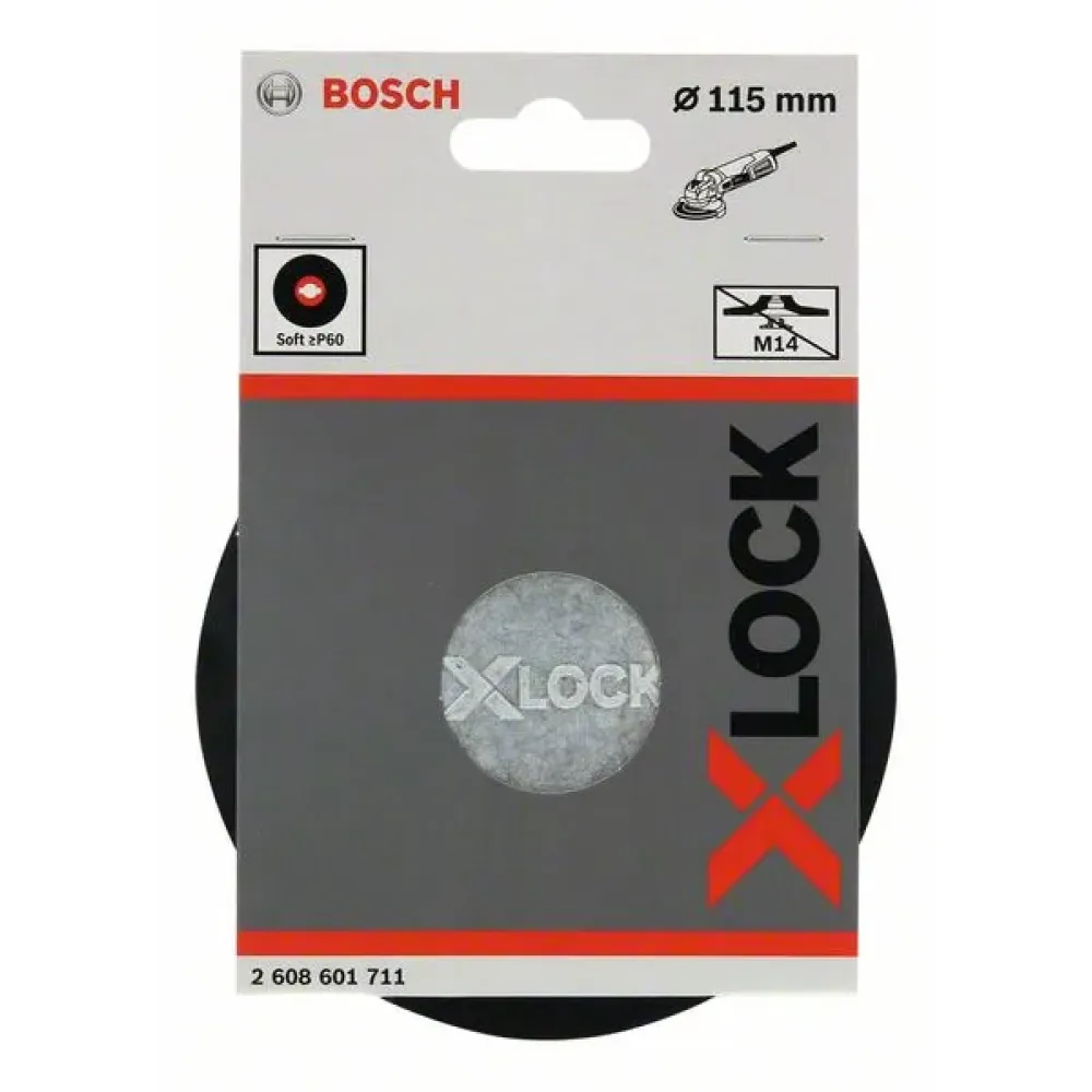 Bosch X-LOCK опорная тарелка 115 мм, мягкая, 2608601711