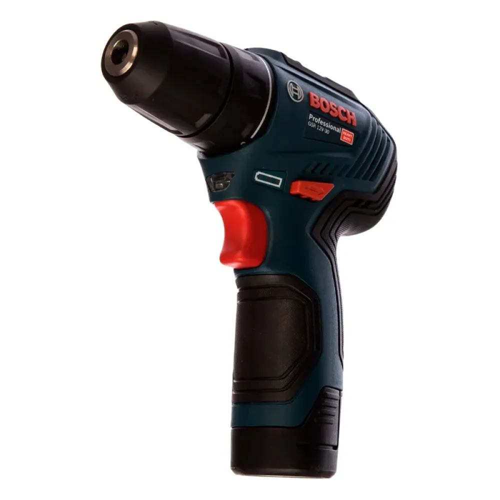Bosch GSR 12V-30 Professional аккумуляторная дрель-шуруповерт (2 x 2 Ач, ЗУ), 06019G9020