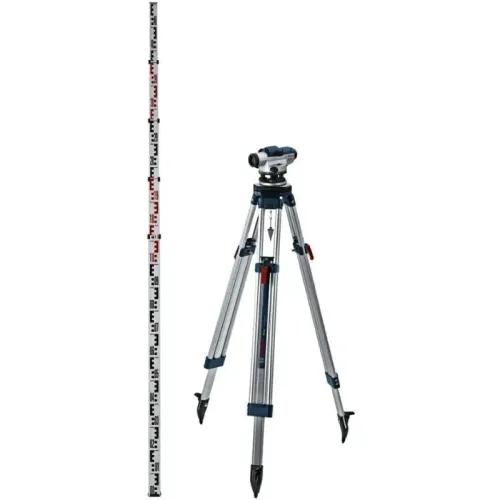 Bosch GOL 26 D Professional нивелир оптический со штативом BT 160 и рейкой GR 500, 0601068002
