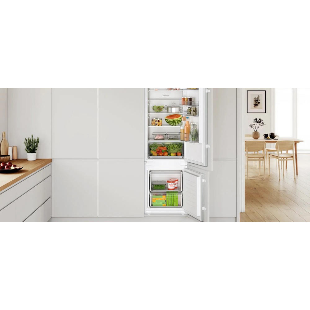 Встраиваемый двухкамерный холодильник Bosch KIV 87 NSF0