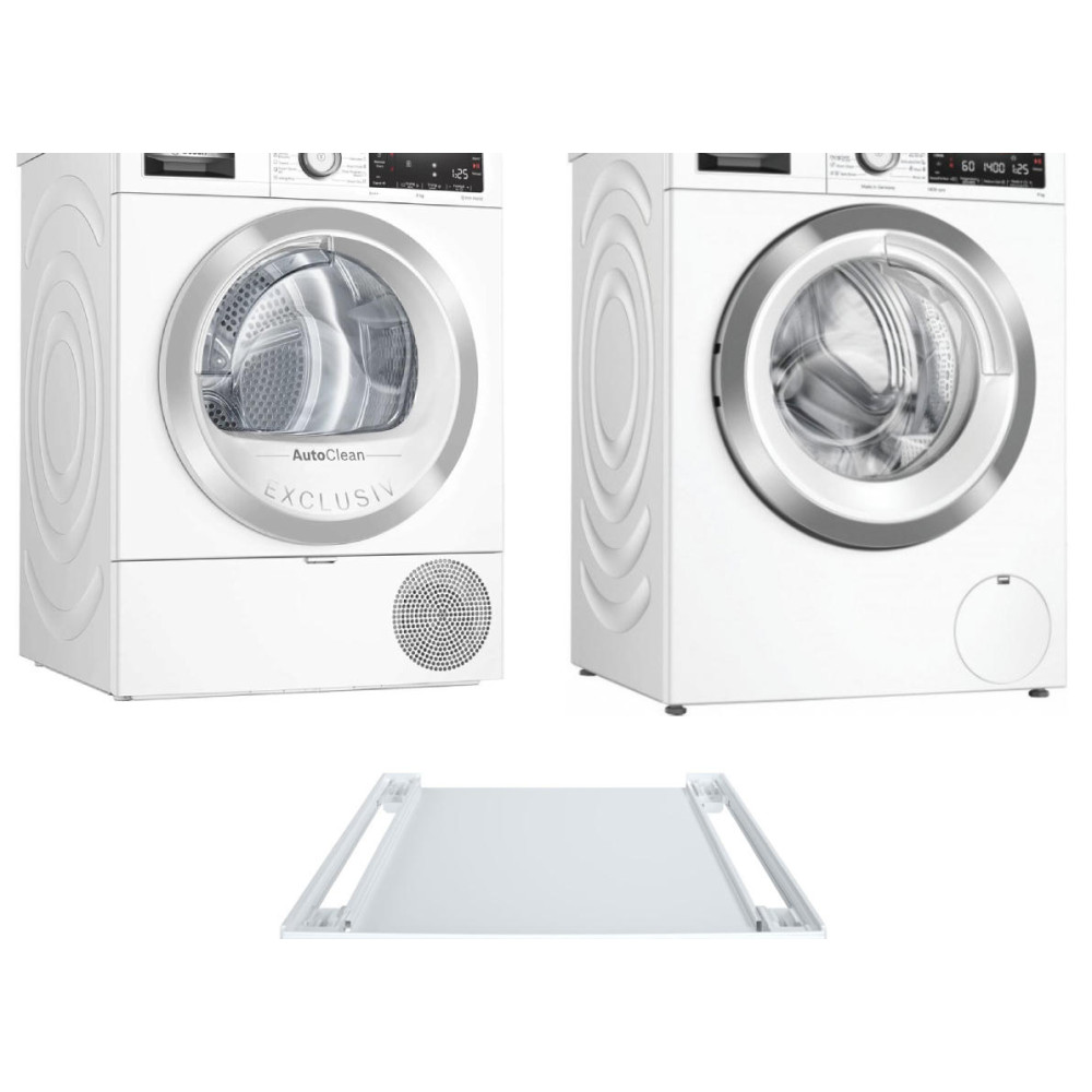 Комплект Bosch Serie 8 (WAX32KH2BY, WTX87KH0BY, WTZ27400)