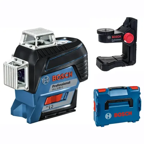 Bosch GLL 3-80 C Professional лазерный уровень в кейсе, 0601063R02