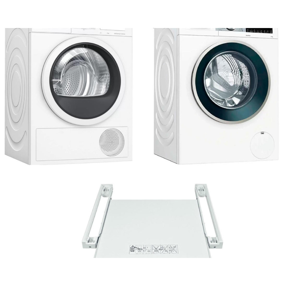 Комплект Bosch Serie 4 (WGA242X0ME, WTM85251BY, WTZ 11400)