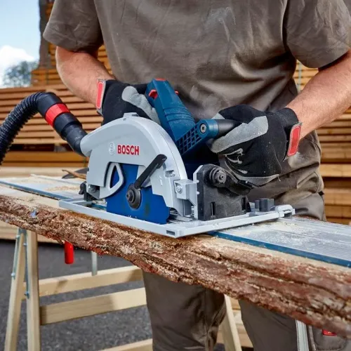 Bosch GKS 18V-68 GC Professional аккумуляторная циркулярная пила (2 x 8 Ач, ЗУ) с модулем Bluetooth, 06016B5101