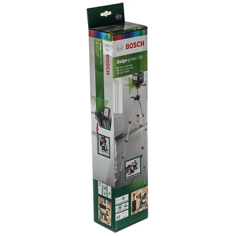 Bosch Quigo Green Set лазерный нивелир со штативом, 0603663C01