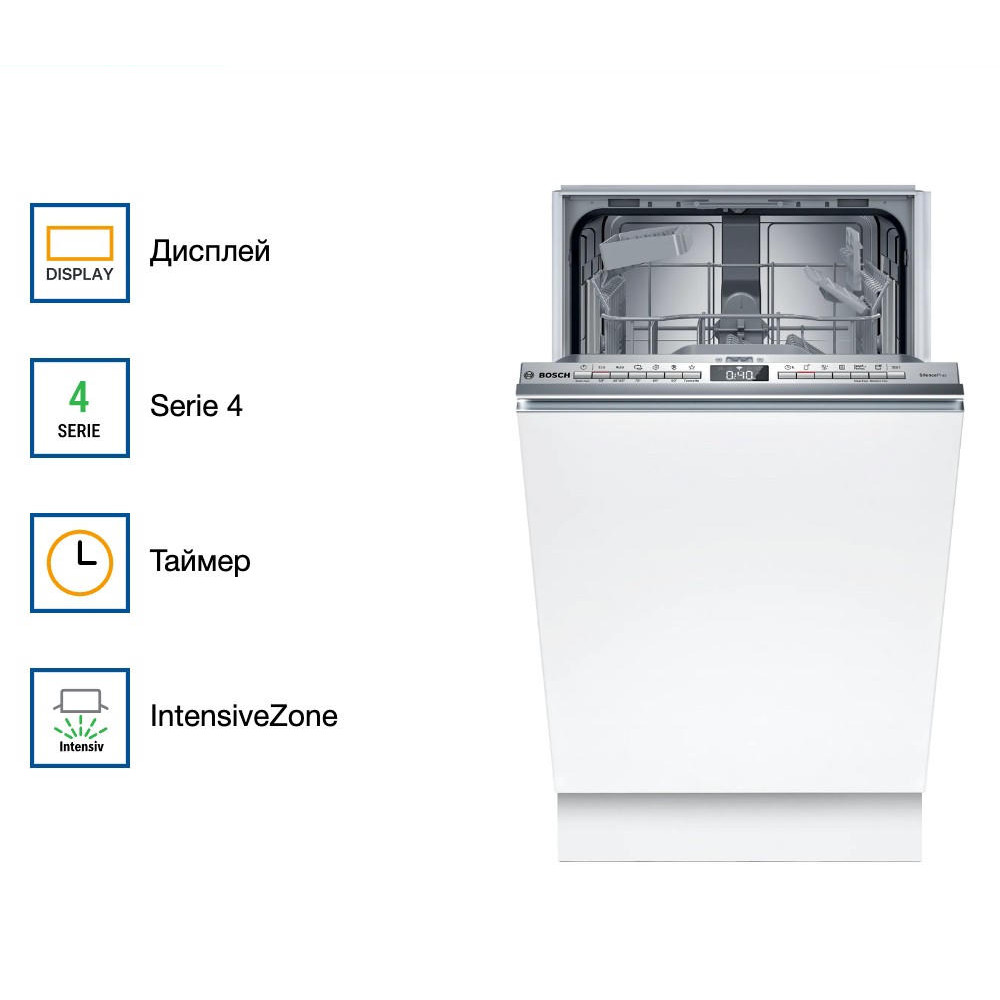 Встраиваемая посудомоечная машина Bosch SPV4HKX10E