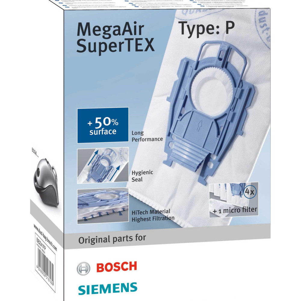 Сменные мешки-пылесборники Bosch BBZ41FP