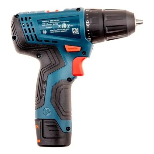 Bosch GSR 120-LI Professional аккумуляторная дрель-шуруповерт (2 x 2 Ач, ЗУ), 06019G8002