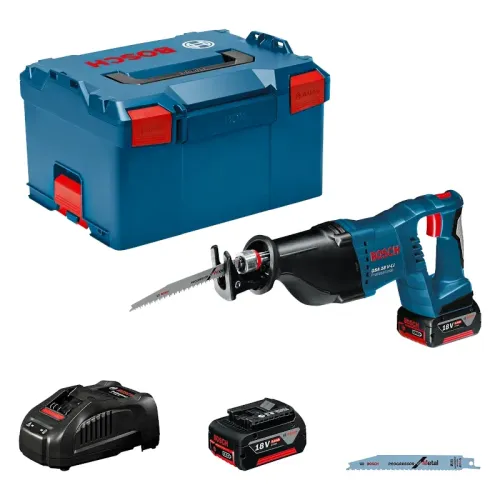 Bosch GSA 18 V-LI Professional аккумуляторная сабельная пила (2 x 5 Ач, ЗУ), 060164J00B