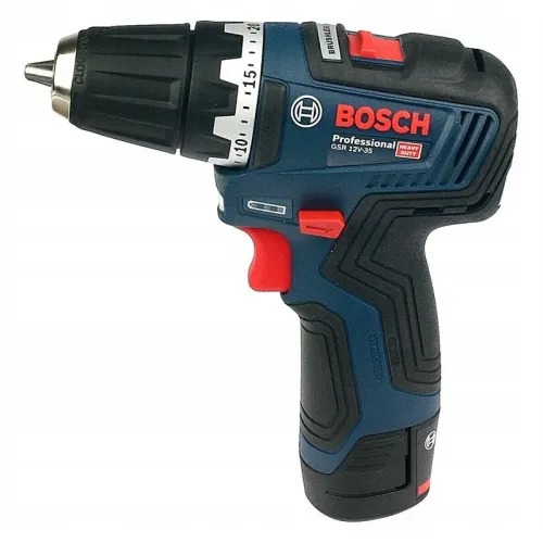 Bosch GSR 12V-35 Professional аккумуляторный бесщеточный шуруповерт (2 x 3 Ач, ЗУ), 06019H8002