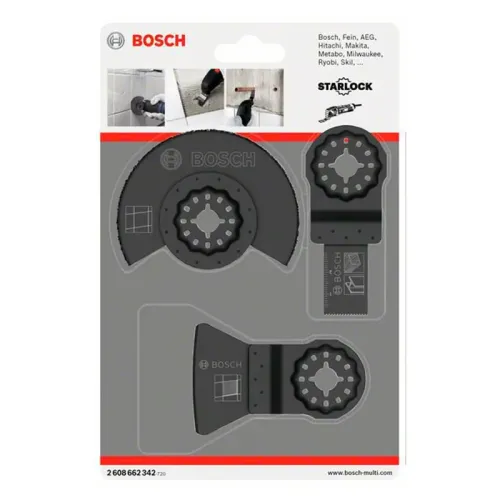 Bosch Starlock базовый набор насадок для плитки, 3 шт. (10 упаковок), 2608662342_10